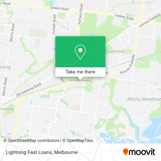 Mapa Lightning Fast Loans