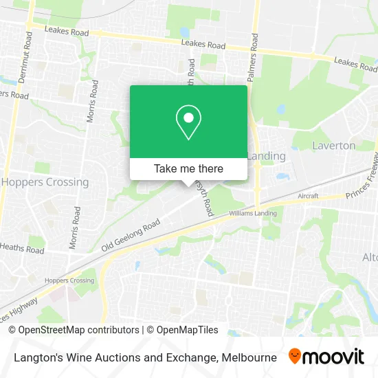 Langton's Wine Auctions and Exchange map