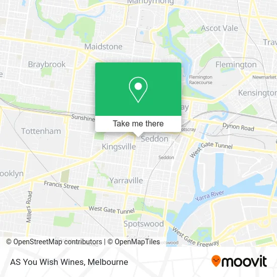 AS You Wish Wines map