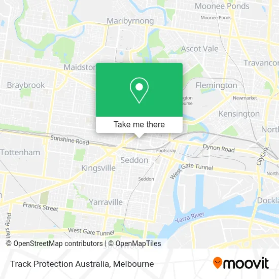 Mapa Track Protection Australia