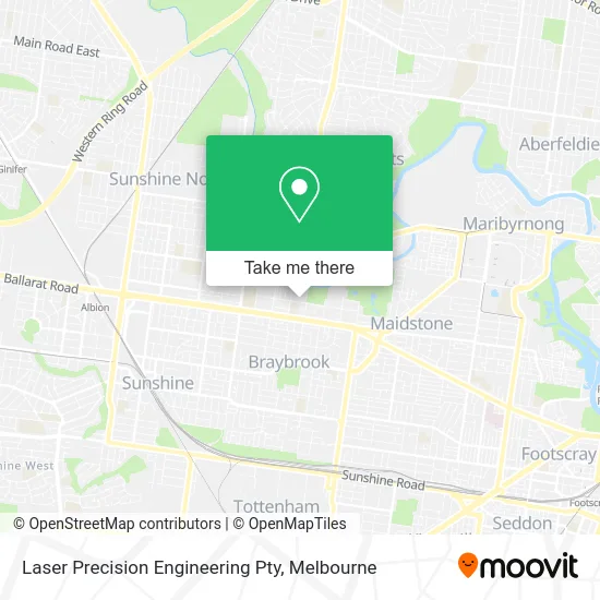 Laser Precision Engineering Pty map