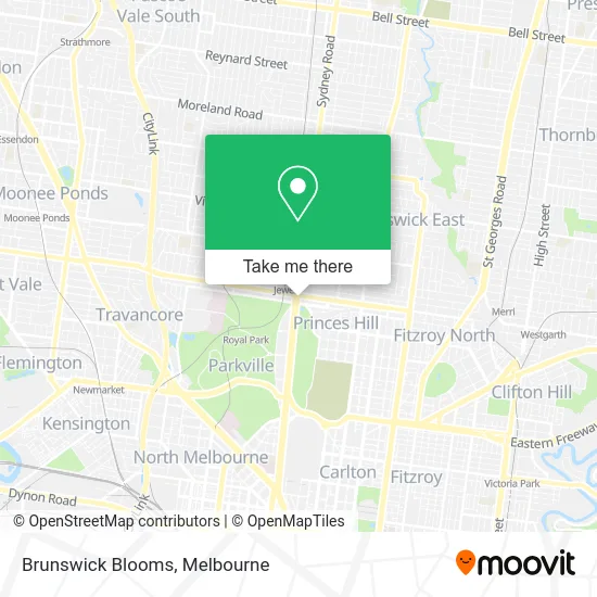 Brunswick Blooms map
