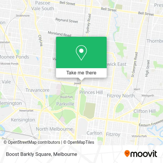 Boost Barkly Square map