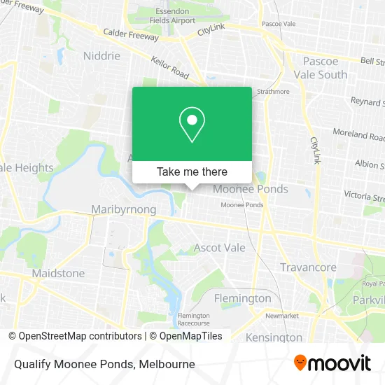 Mapa Qualify Moonee Ponds