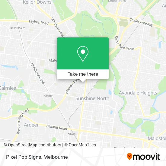 Mapa Pixel Pop Signs