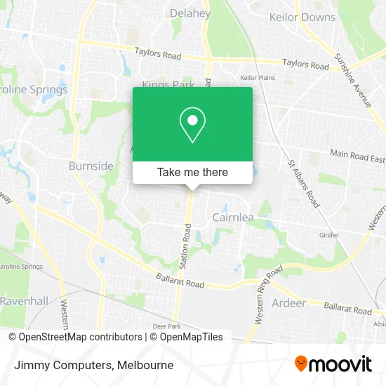 Mapa Jimmy Computers