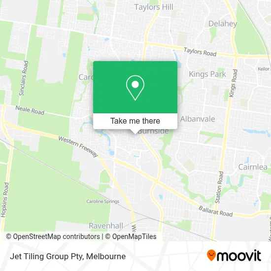 Mapa Jet Tiling Group Pty