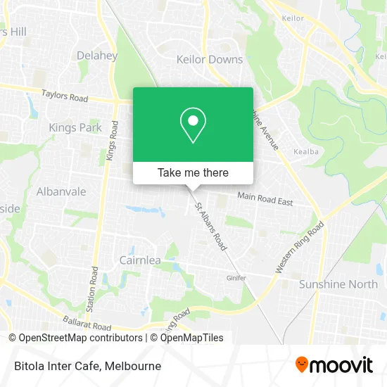 Mapa Bitola Inter Cafe