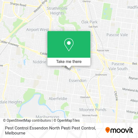 Mapa Pest Control Essendon North Pesti Pest Control