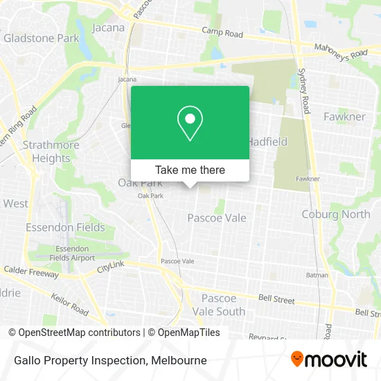 Gallo Property Inspection map