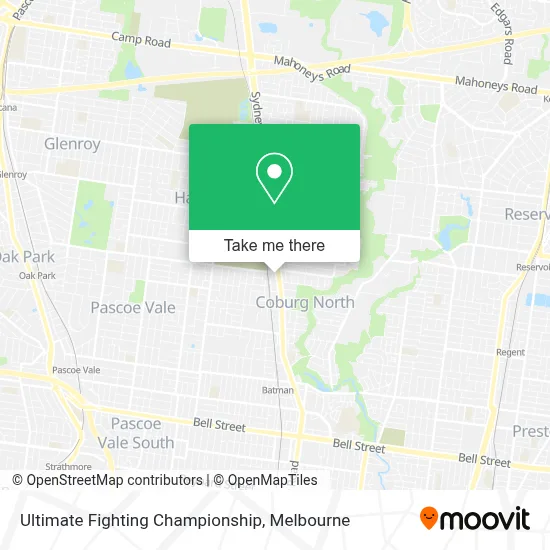 Mapa Ultimate Fighting Championship