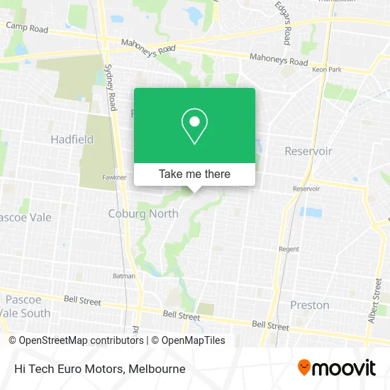 Hi Tech Euro Motors map