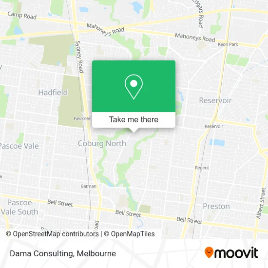 Dama Consulting map