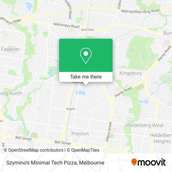 Szymino's Minimal Tech Pizza map