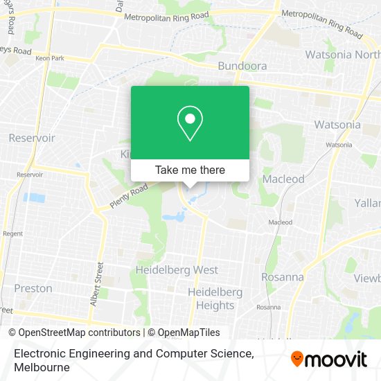 Electronic Engineering and Computer Science map