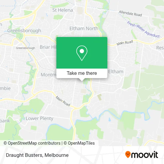 Mapa Draught Busters