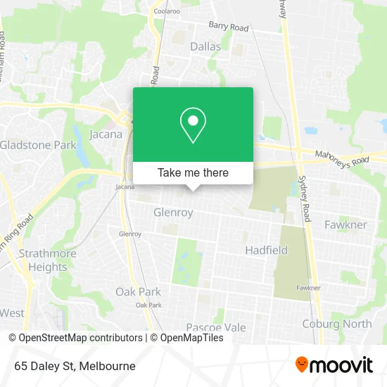 65 Daley St map