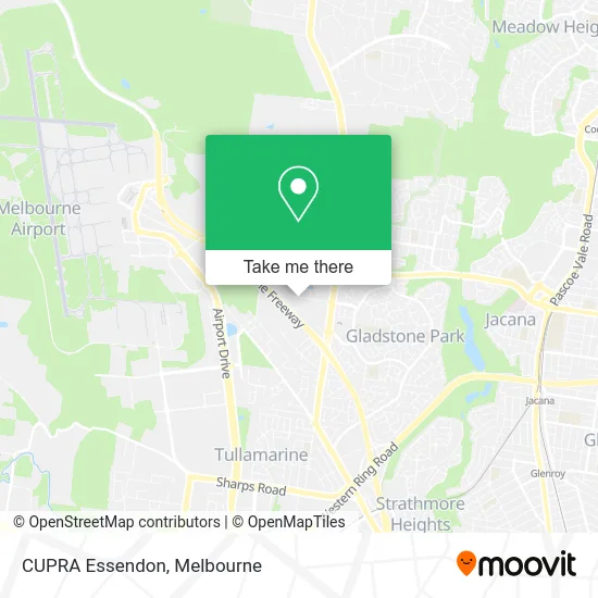 CUPRA Essendon map