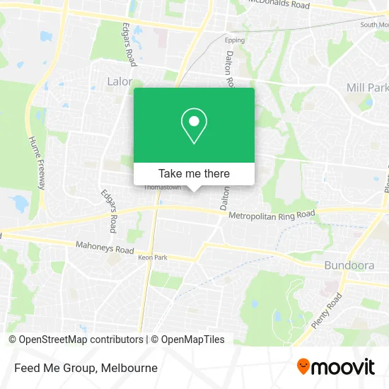 Feed Me Group map