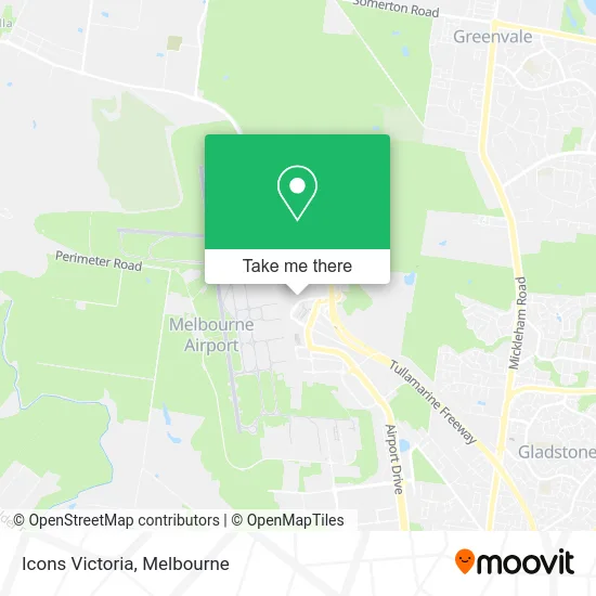 Icons Victoria map
