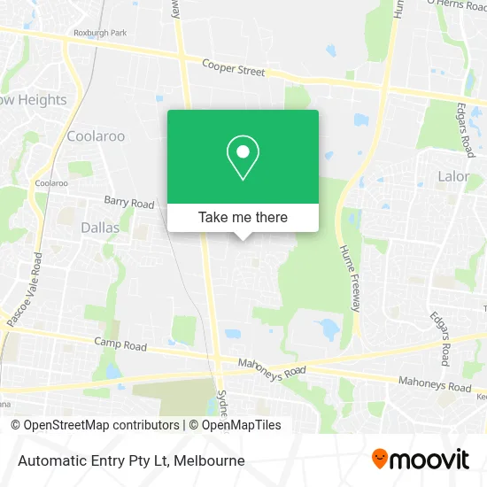 Mapa Automatic Entry Pty Lt