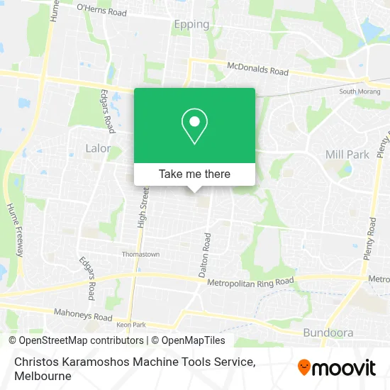 Mapa Christos Karamoshos Machine Tools Service