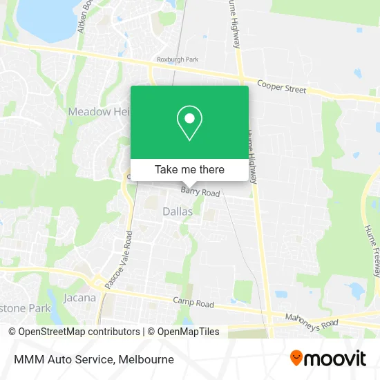 Mapa MMM Auto Service