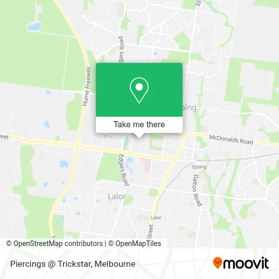 Mapa Piercings @ Trickstar