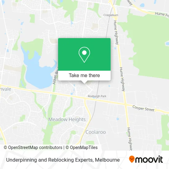 Underpinning and Reblocking Experts map