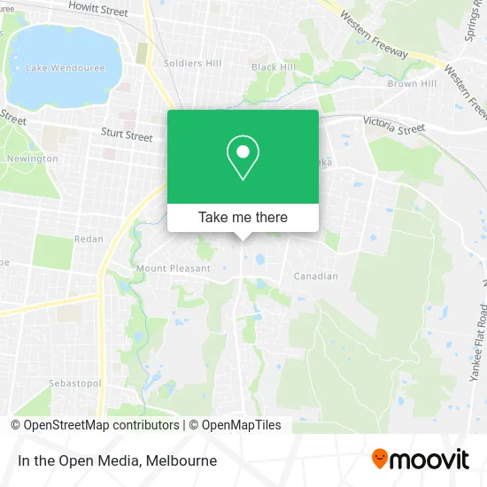 In the Open Media map