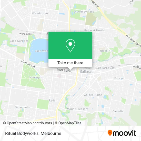 Ritual Bodyworks map