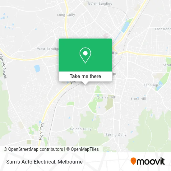 Mapa Sam's Auto Electrical