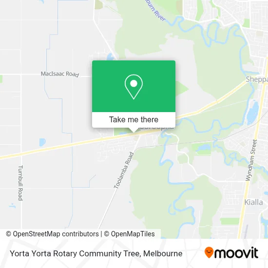 Mapa Yorta Yorta Rotary Community Tree