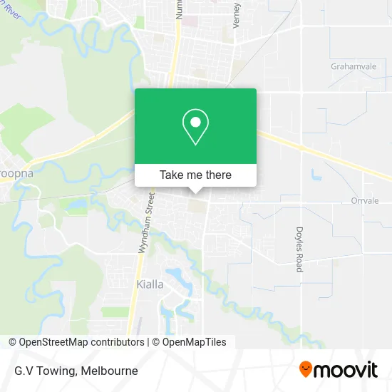 G.V Towing map