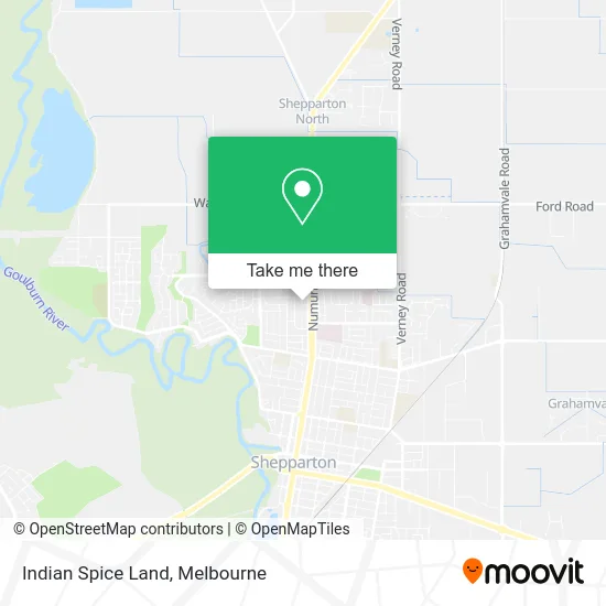 Indian Spice Land map