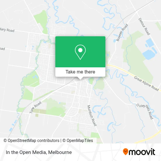 Mapa In the Open Media