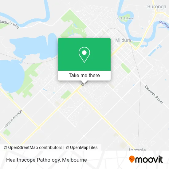 Mapa Healthscope Pathology