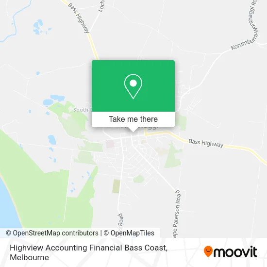 Highview Accounting Financial Bass Coast map
