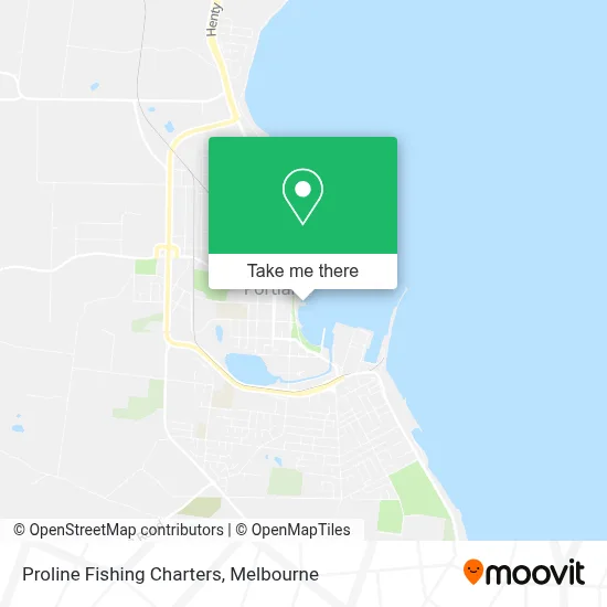 Mapa Proline Fishing Charters