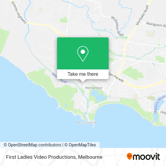 First Ladies Video Productions map