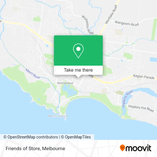 Friends of Store map