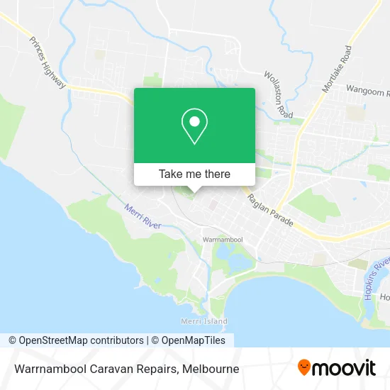 Mapa Warrnambool Caravan Repairs