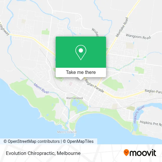 Mapa Evolution Chiropractic