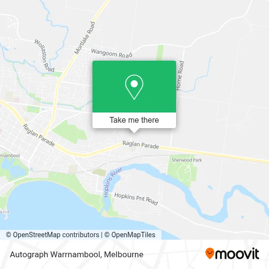 Mapa Autograph Warrnambool