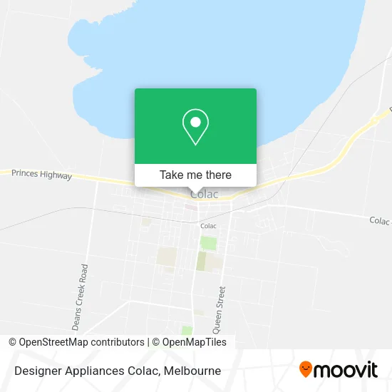 Mapa Designer Appliances Colac