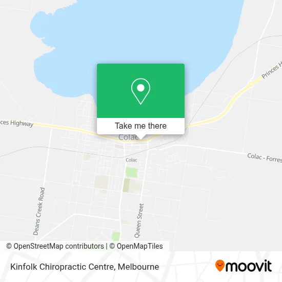 Mapa Kinfolk Chiropractic Centre