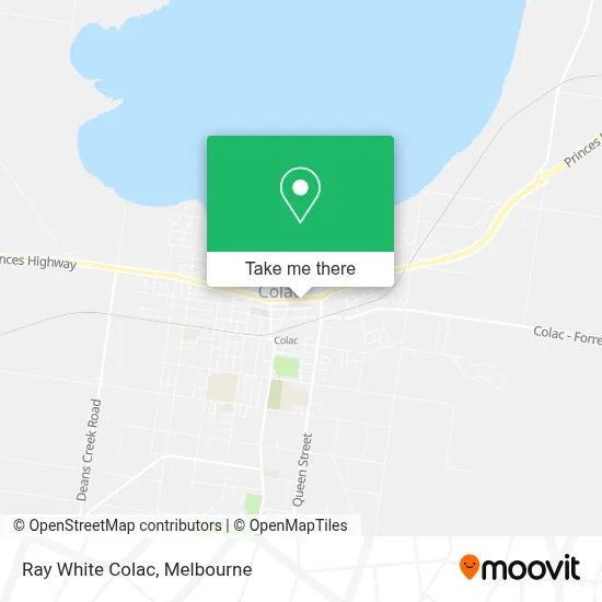 Mapa Ray White Colac
