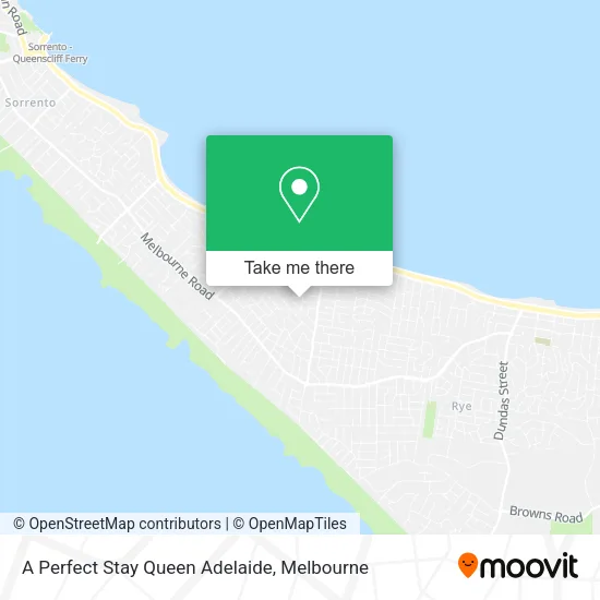 A Perfect Stay Queen Adelaide map