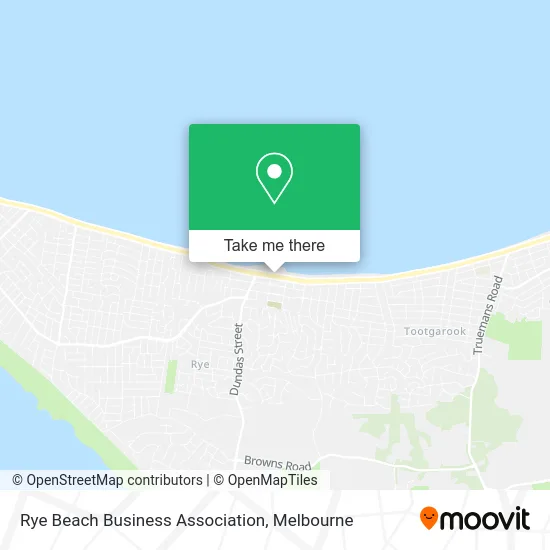 Mapa Rye Beach Business Association