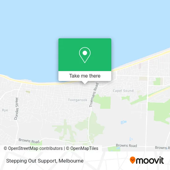 Stepping Out Support map